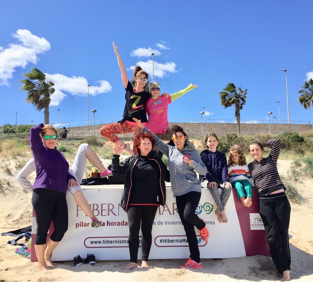 zumba hibernis mare pilar de la horadada alicante mil palmeras