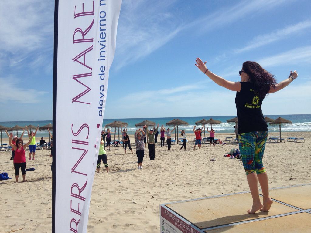 hibernis mare playa invierno pilar de la horadada mil palmeras zumba