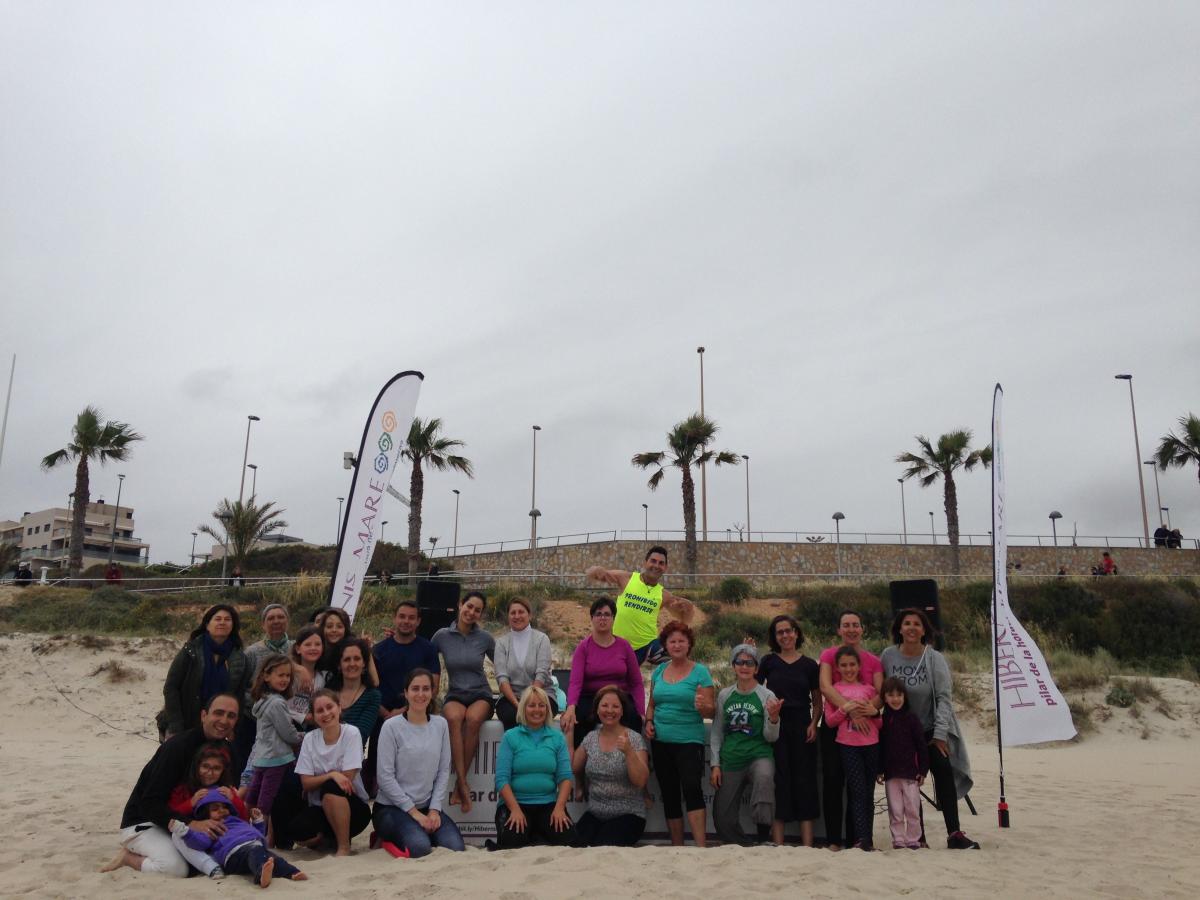 hibernis mare playa invierno pilar de la horadada mil palmeras zumba