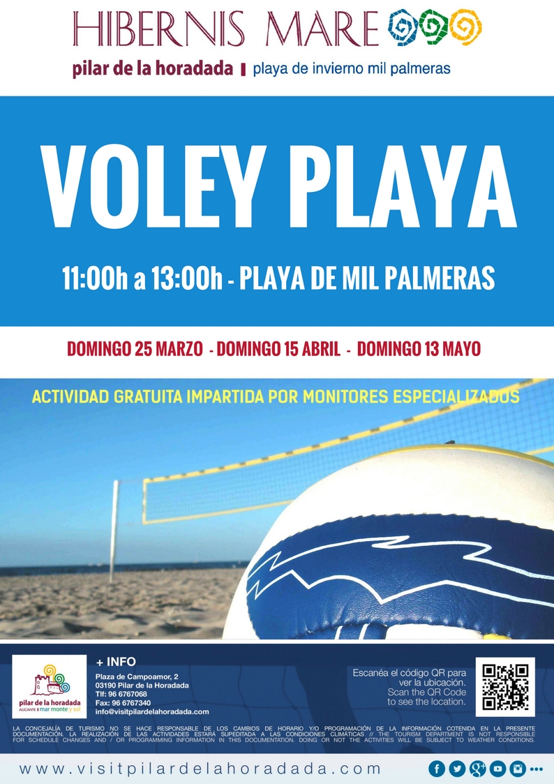 Voley Playa Hibernis Mare Mil Palmeras Pilar de la Horadada