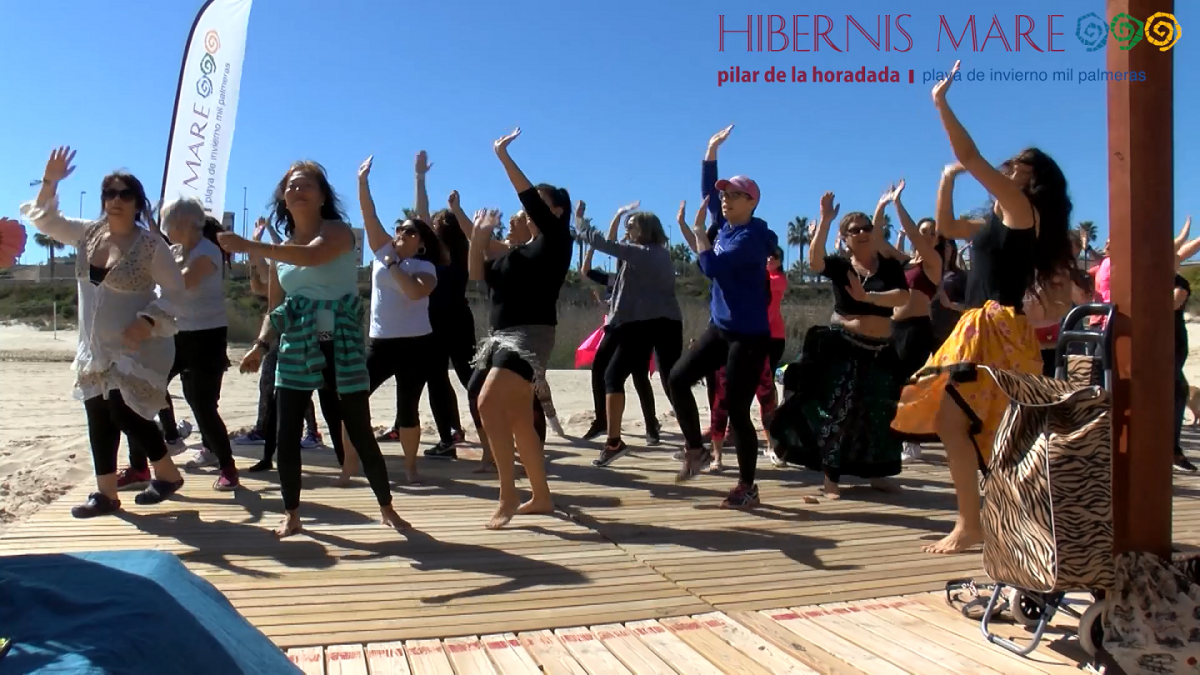 danza para el alma hibernis mare mil palmeras pilar de la horadada playa de invierno