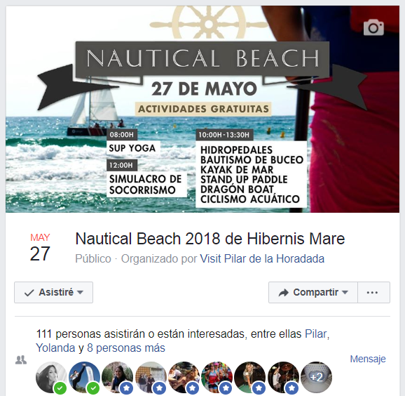 nautical beach hibernis mare mil palmeras pilar de la horadada