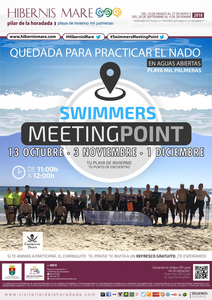 swimmers meeting point hibernis mare mil palmeras pilar de la horadad